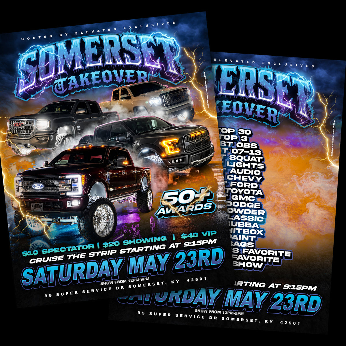 Truck Show Flyer + Award List
